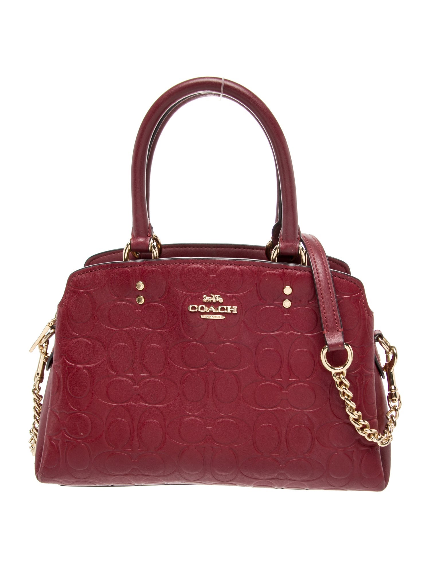 Coach Leather Top Handle Bag