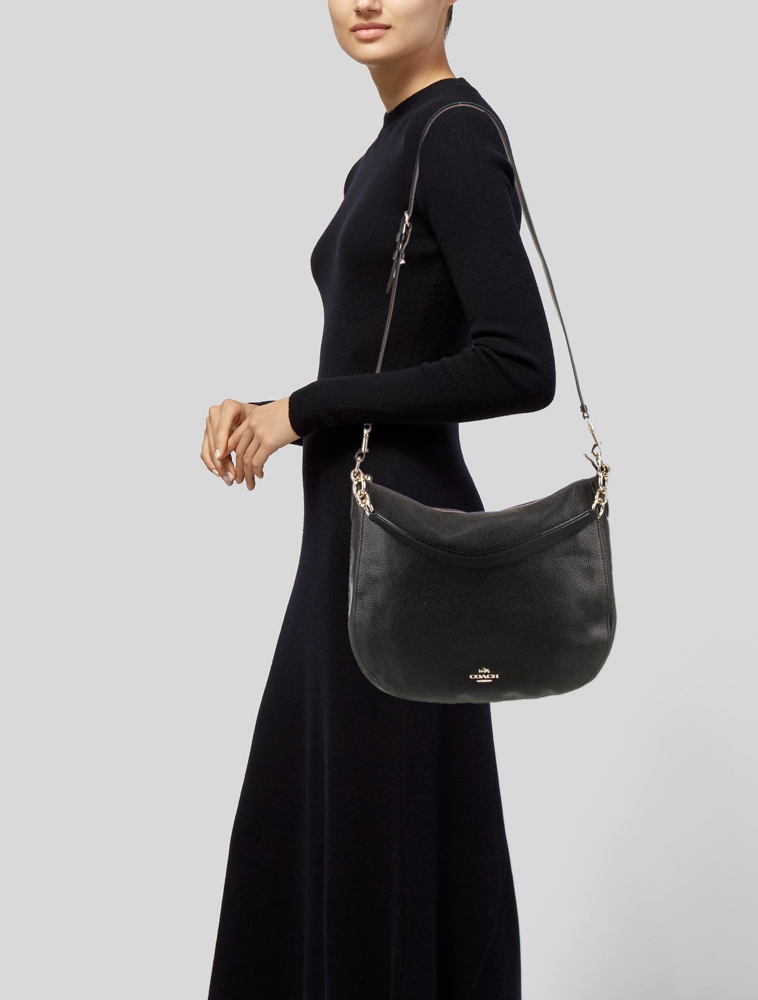 Coach Leather Shoulder Bag