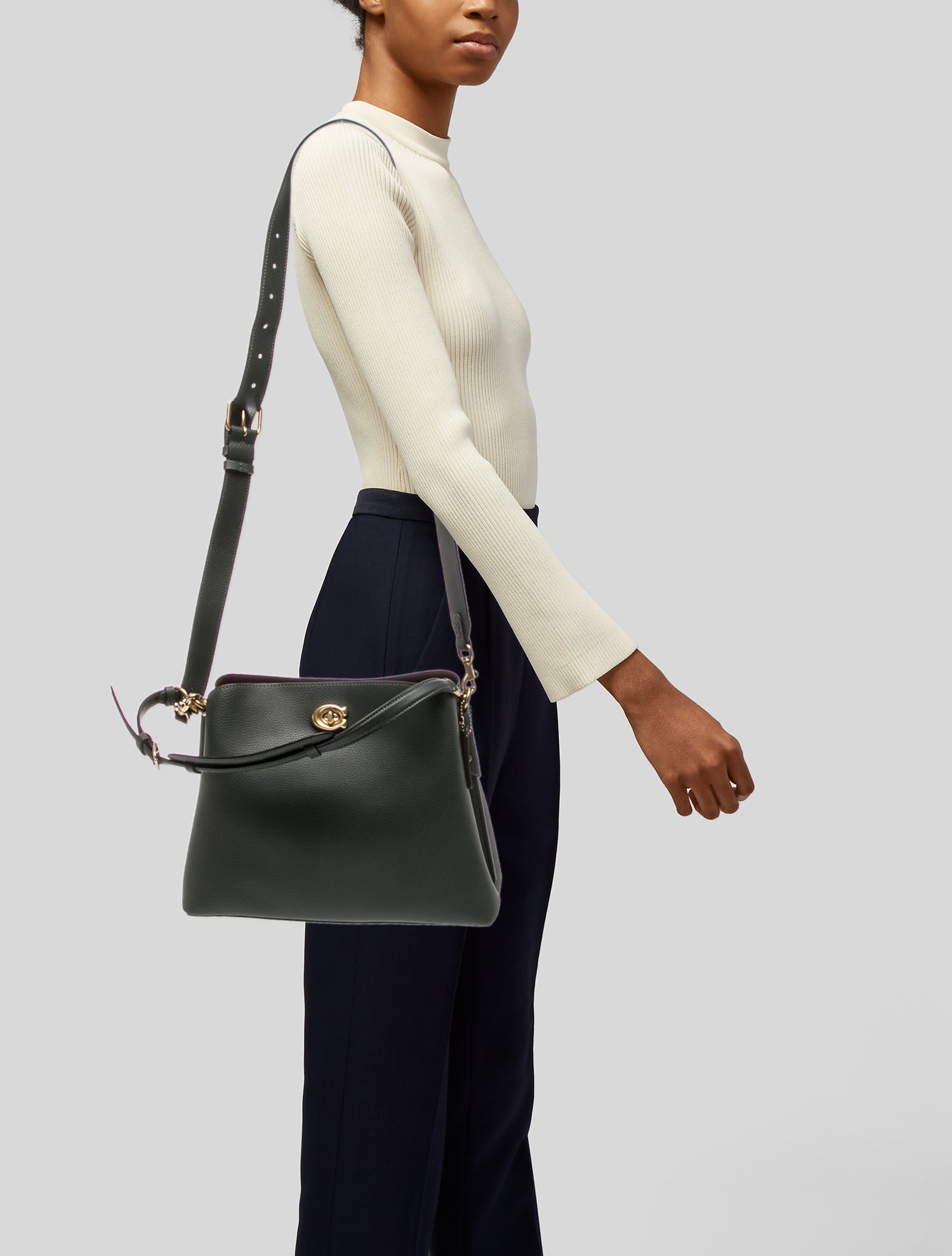 Coach Leather Shoulder Bag