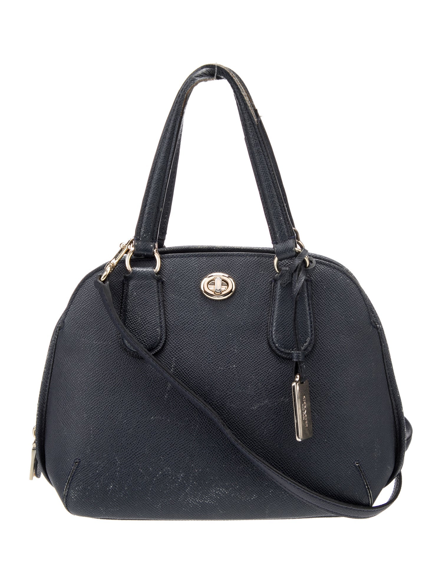 Coach Leather Top Handle Bag