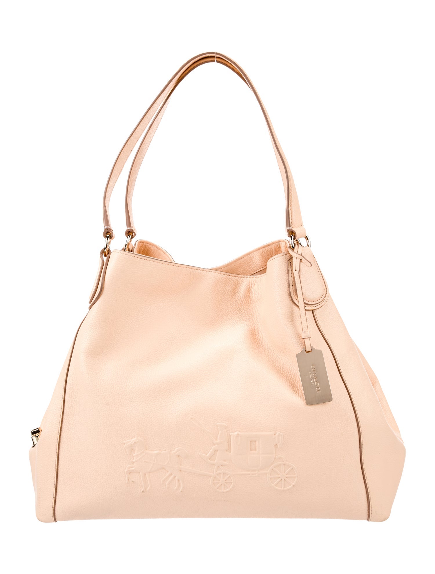 Coach Leather Top Handle Bag