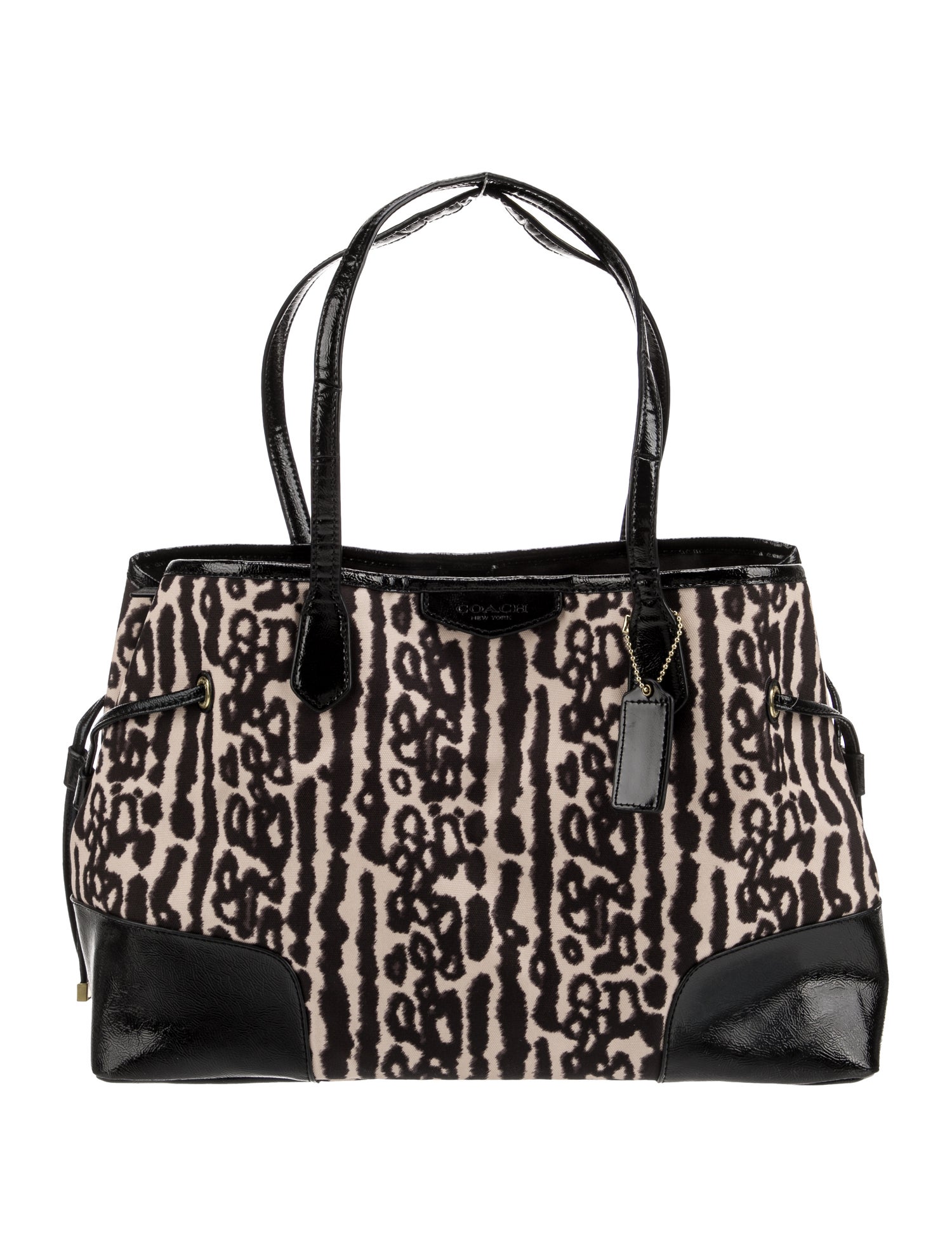 Coach Leather Top Handle Bag