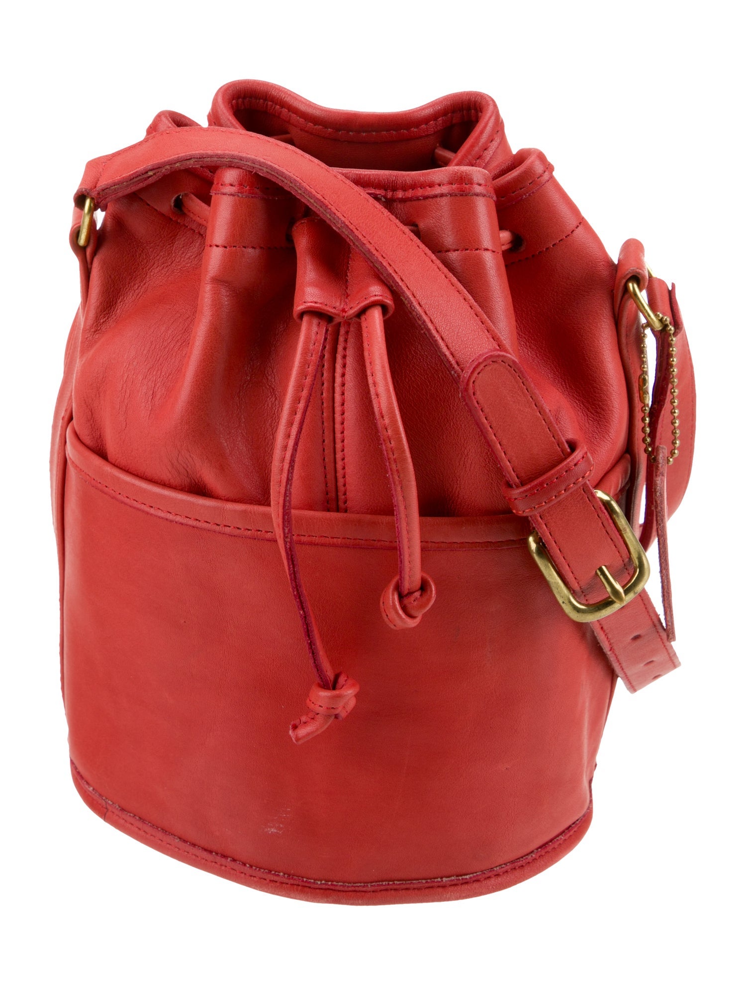 Coach Leather Bucket Bag