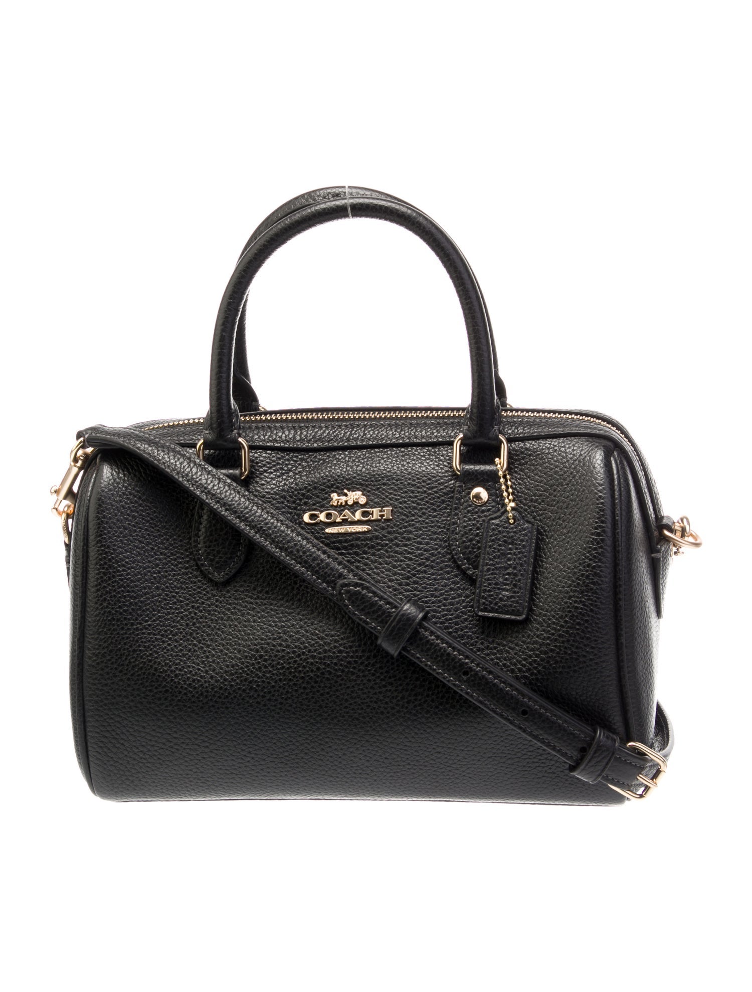Coach Leather Top Handle Bag