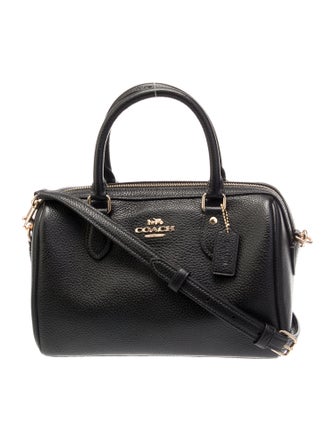 Coach Leather Top Handle Bag