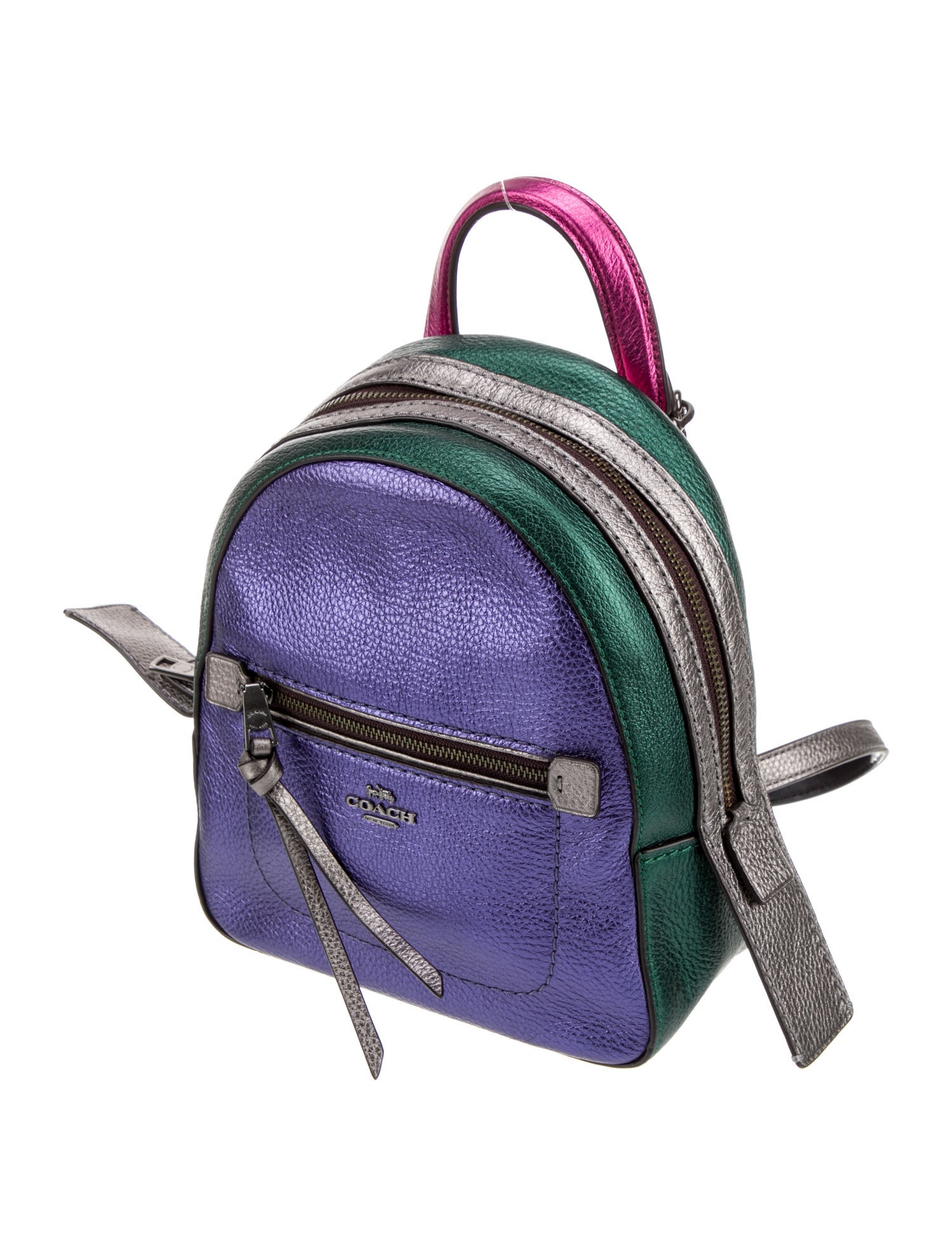 Coach Leather Backpack