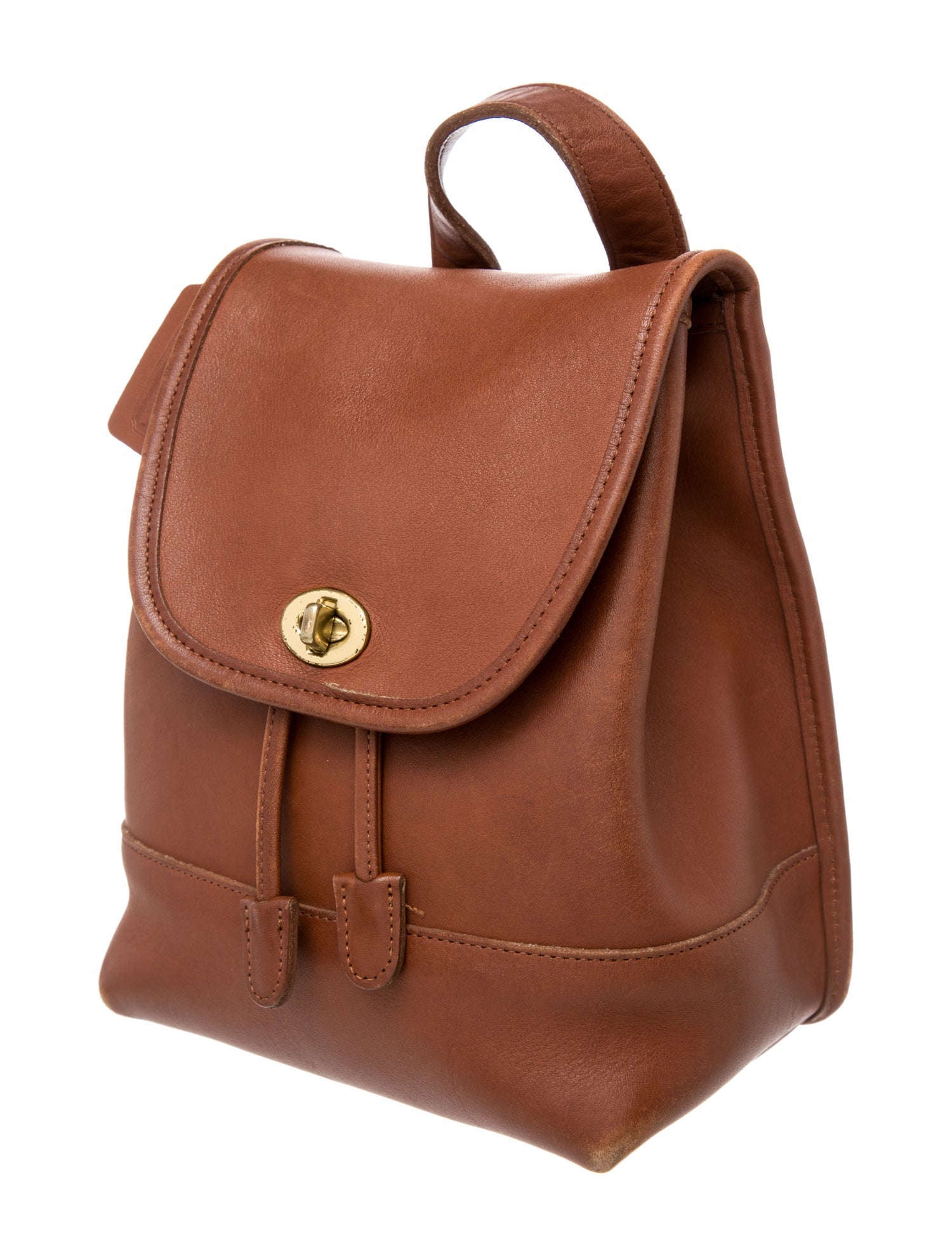 Coach Leather Backpack