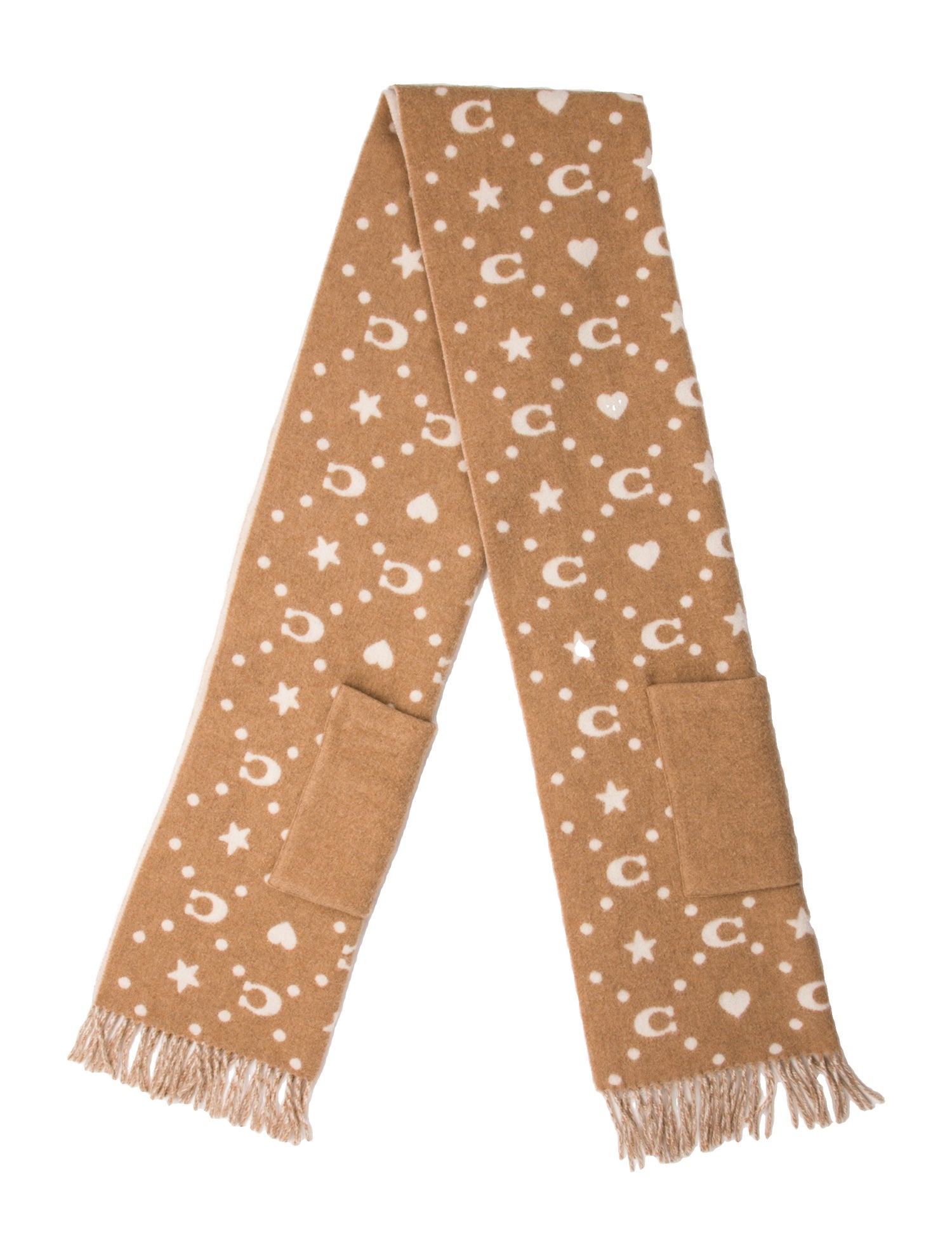 Coach Cashmere Printed Shawl