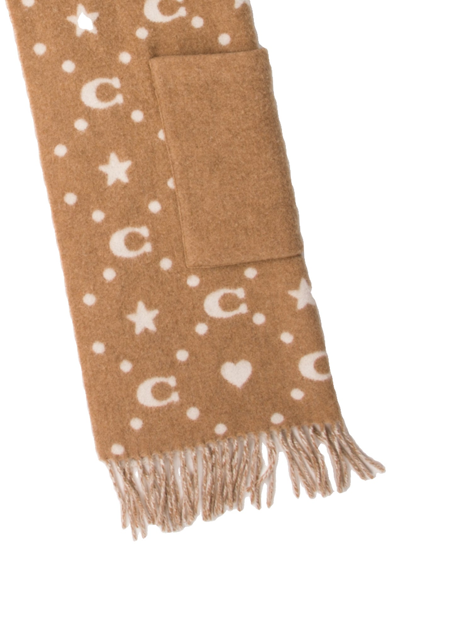Coach Cashmere Printed Shawl