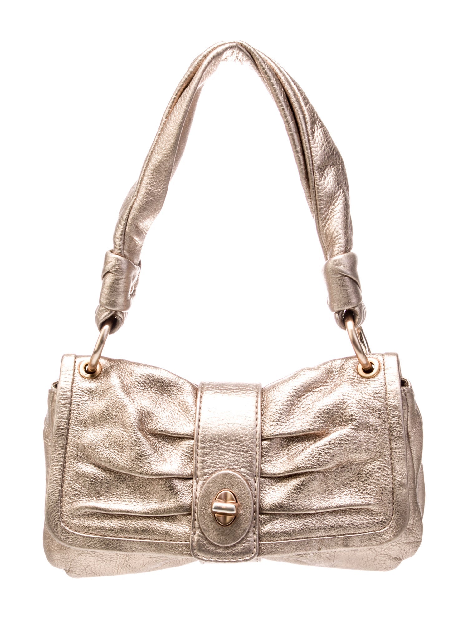 Coach Leather Top Handle Bag