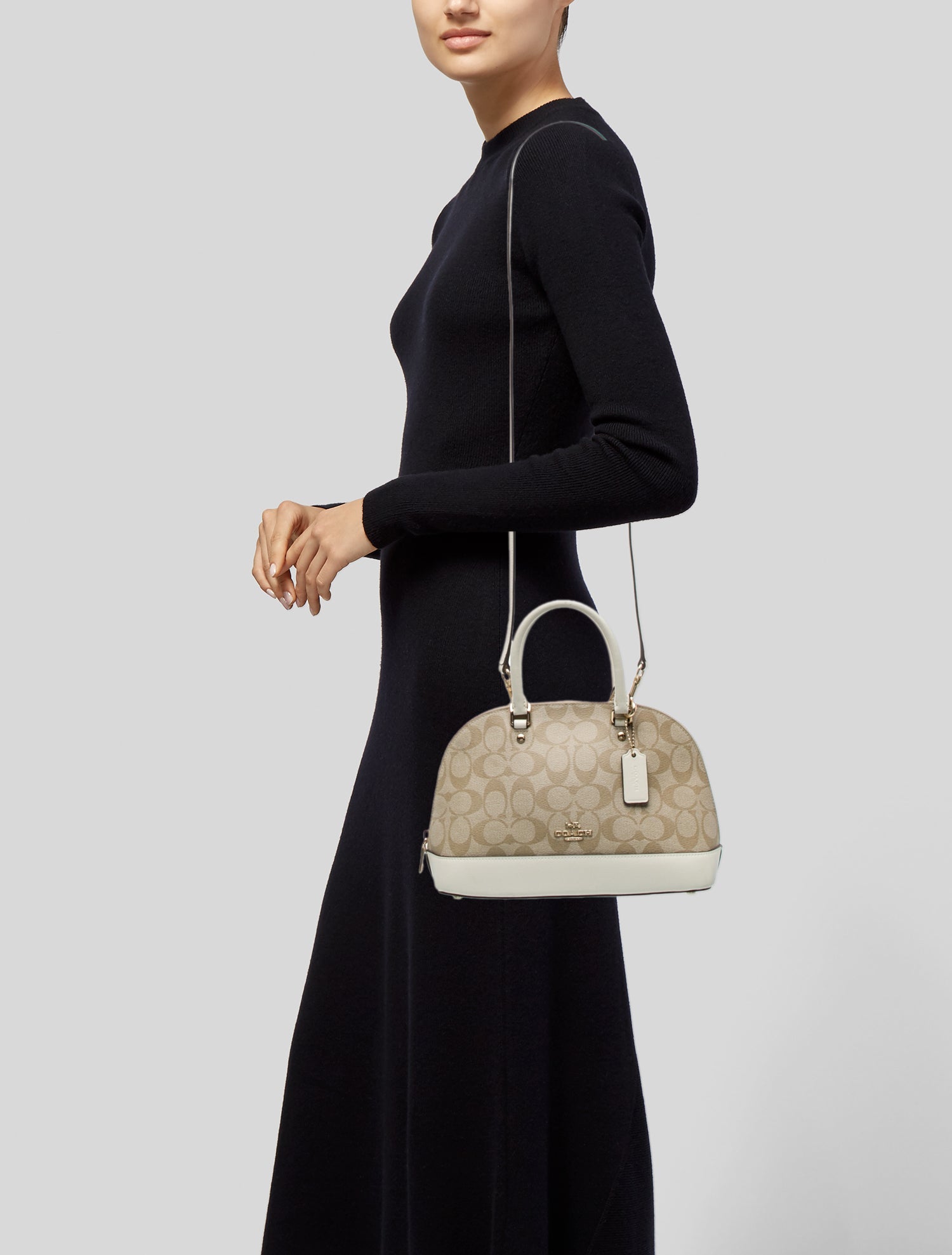 Coach Monogram Top Handle Bag