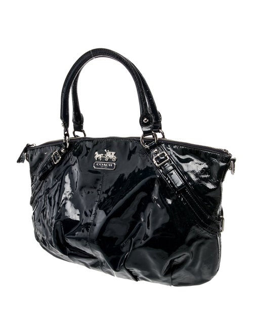 Coach Patent Leather Top Handle Bag