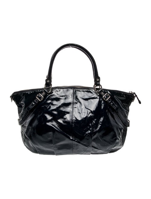 Coach Patent Leather Top Handle Bag