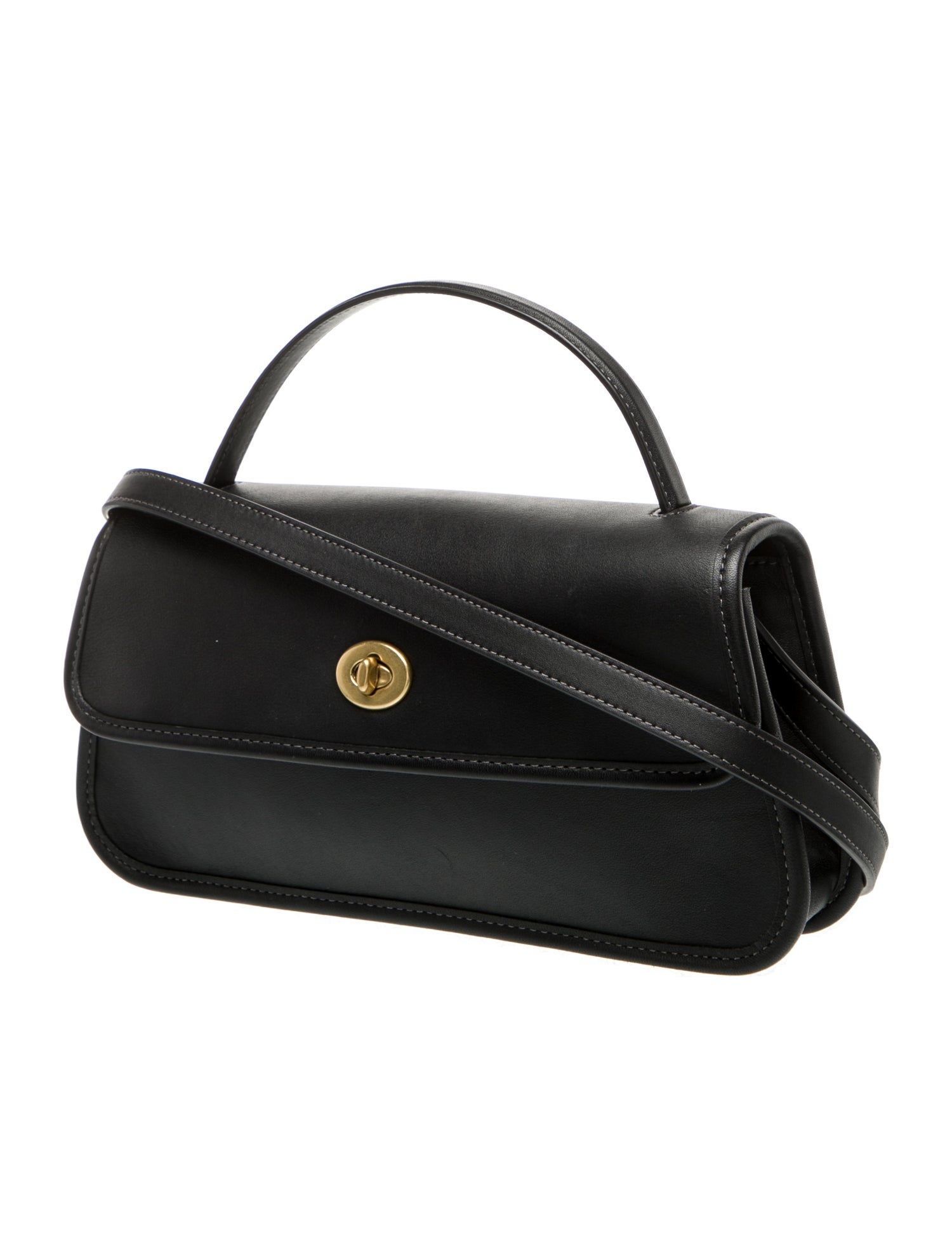 Coach Leather Top Handle Bag