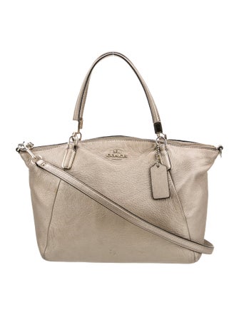 Coach Leather Top Handle Bag