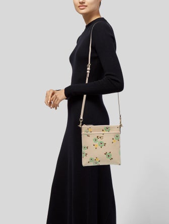 Coach Embossed Leather Crossbody Bag