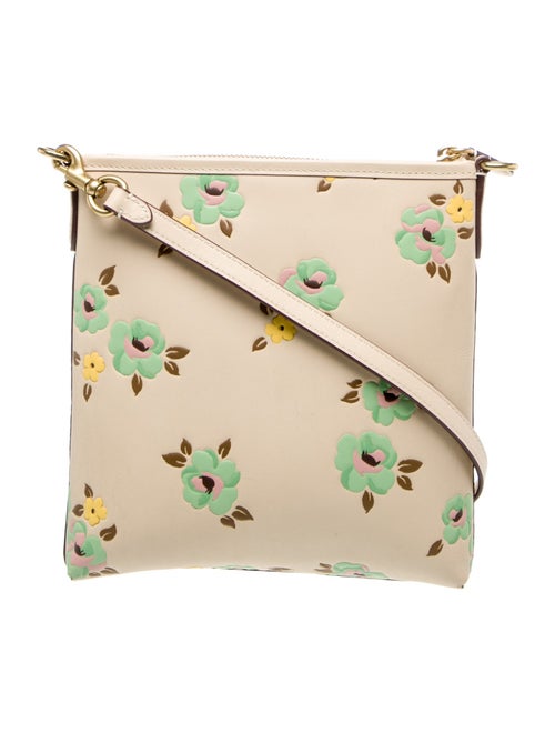 Coach Embossed Leather Crossbody Bag