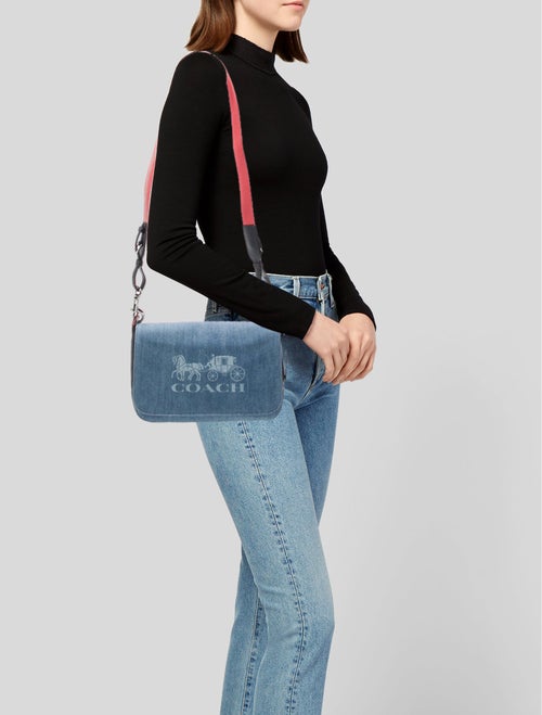 Coach Denim Shoulder Bag