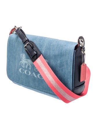 Coach Denim Shoulder Bag