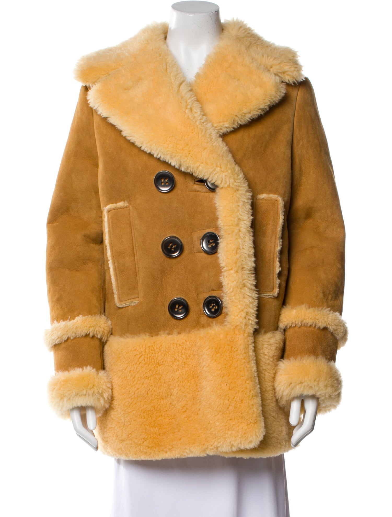 Coach Shearling Faux Fur Jacket
