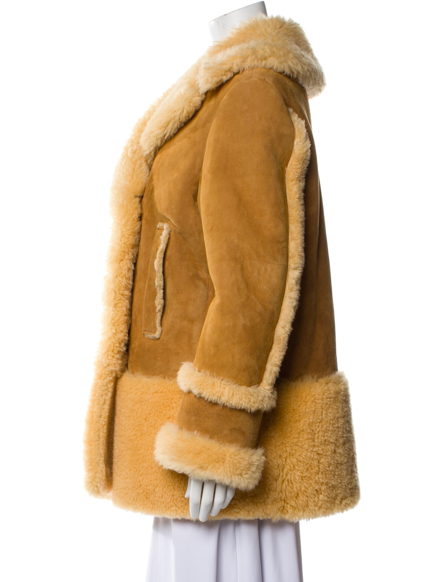 Coach Shearling Faux Fur Jacket
