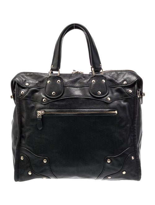Coach Leather Top Handle Bag
