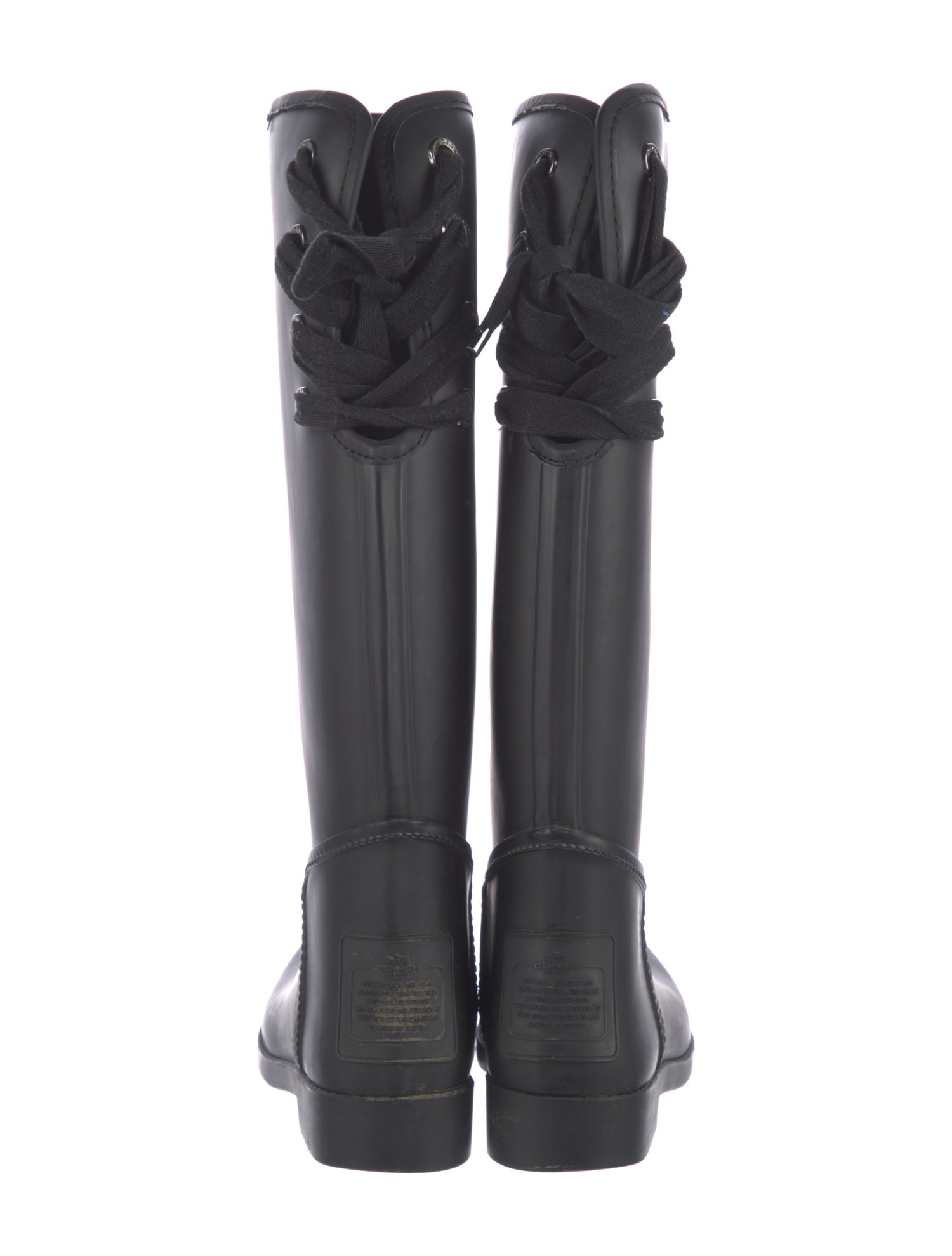 Coach Rubber Rain Boots