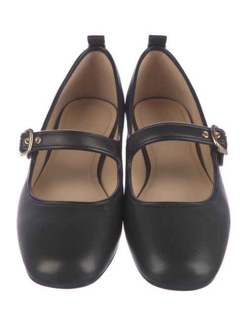 Coach Leather Mary Jane Flats