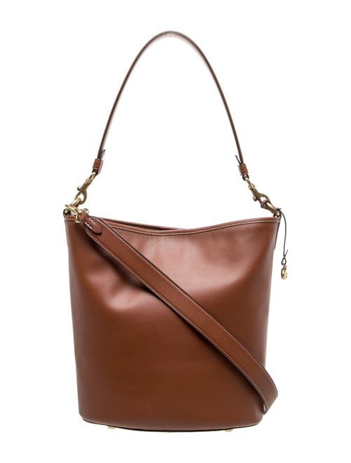 Coach Leather Bucket Bag