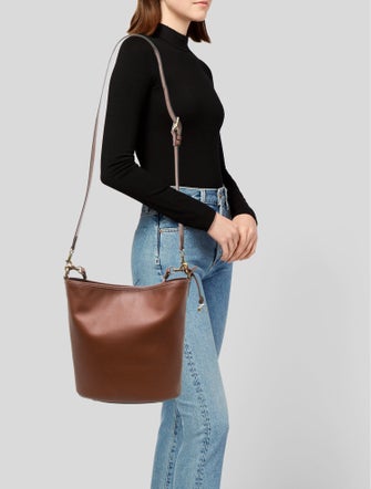 Coach Leather Bucket Bag