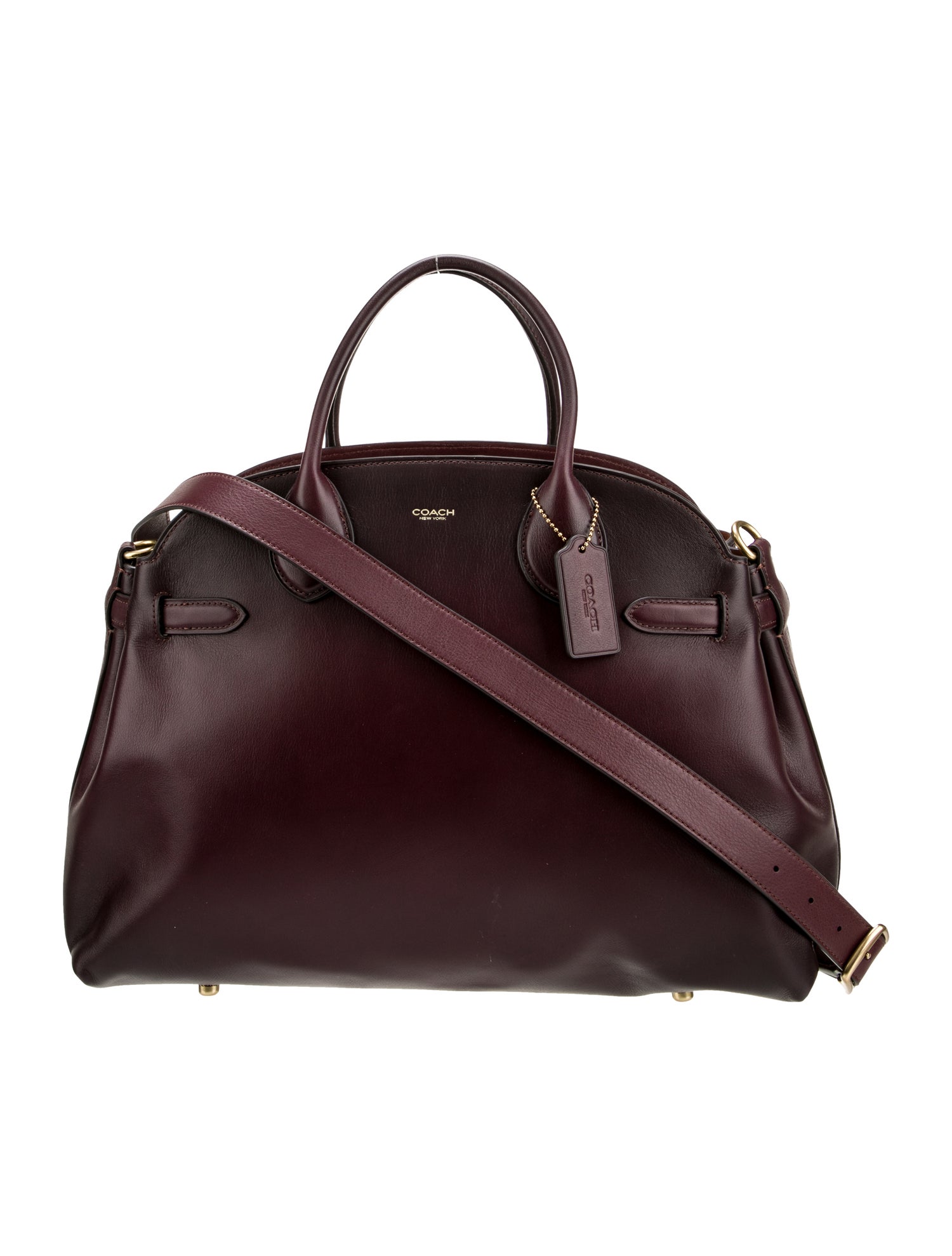 Coach Leather Top Handle Bag 40