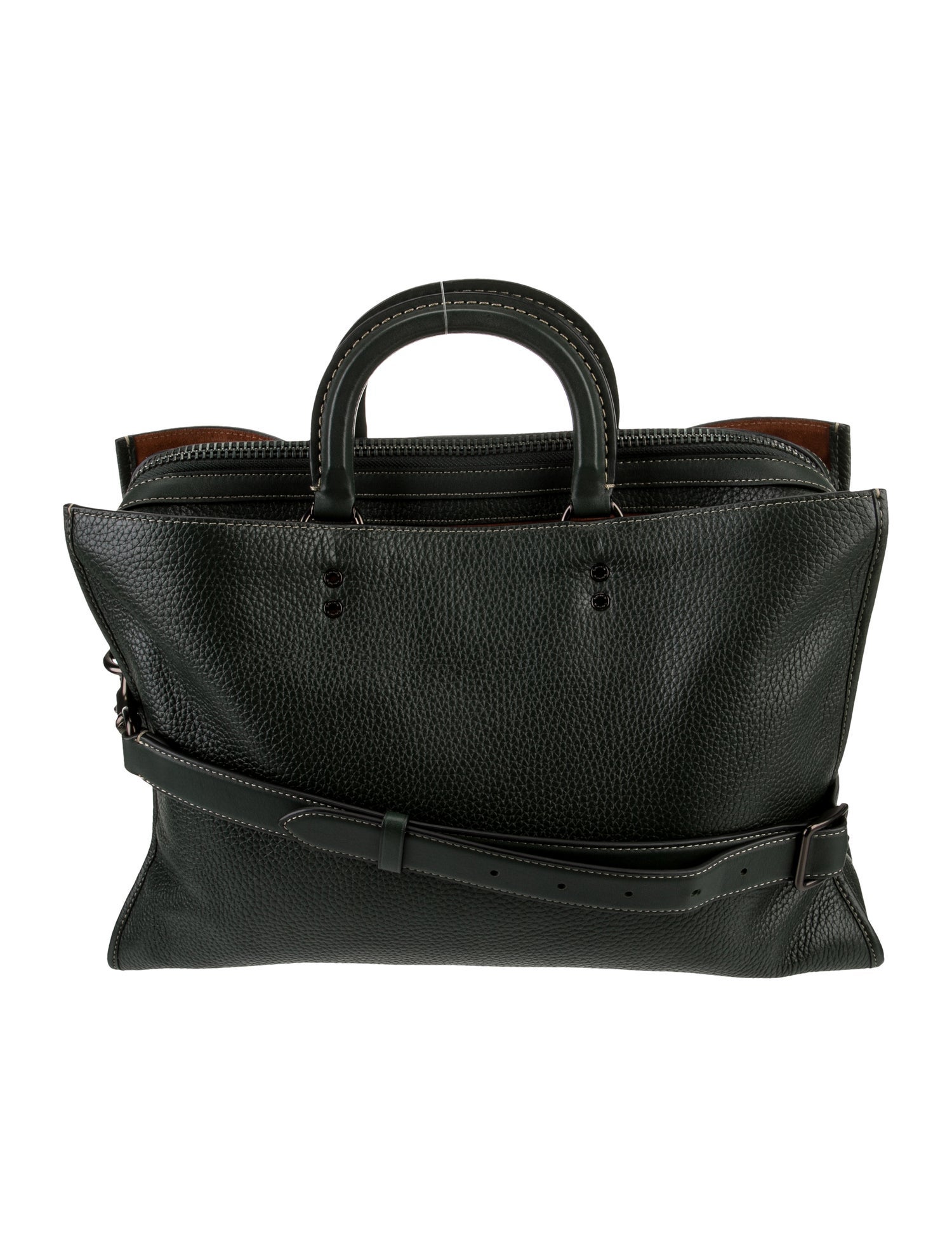 Coach Leather Top Handle Bag