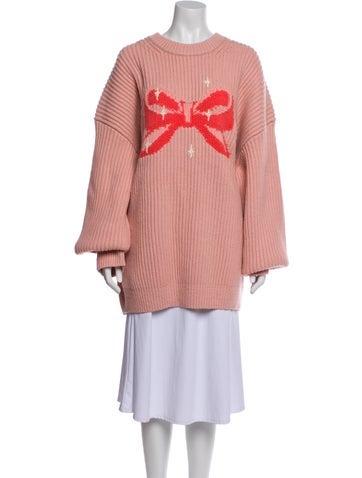 Coach Knitwear Wool Graphic Print Sweater XXL