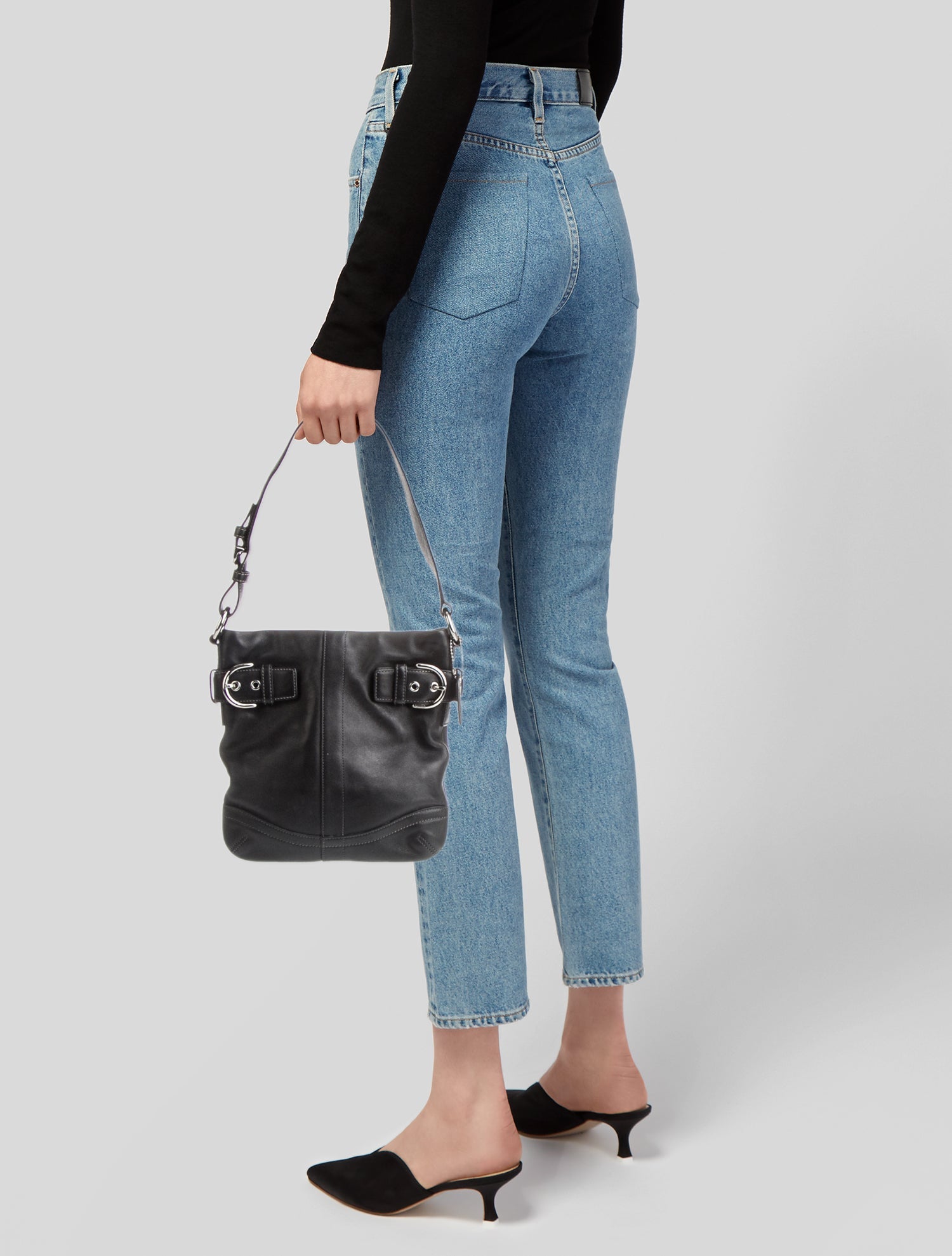 Coach Leather Shoulder Bag