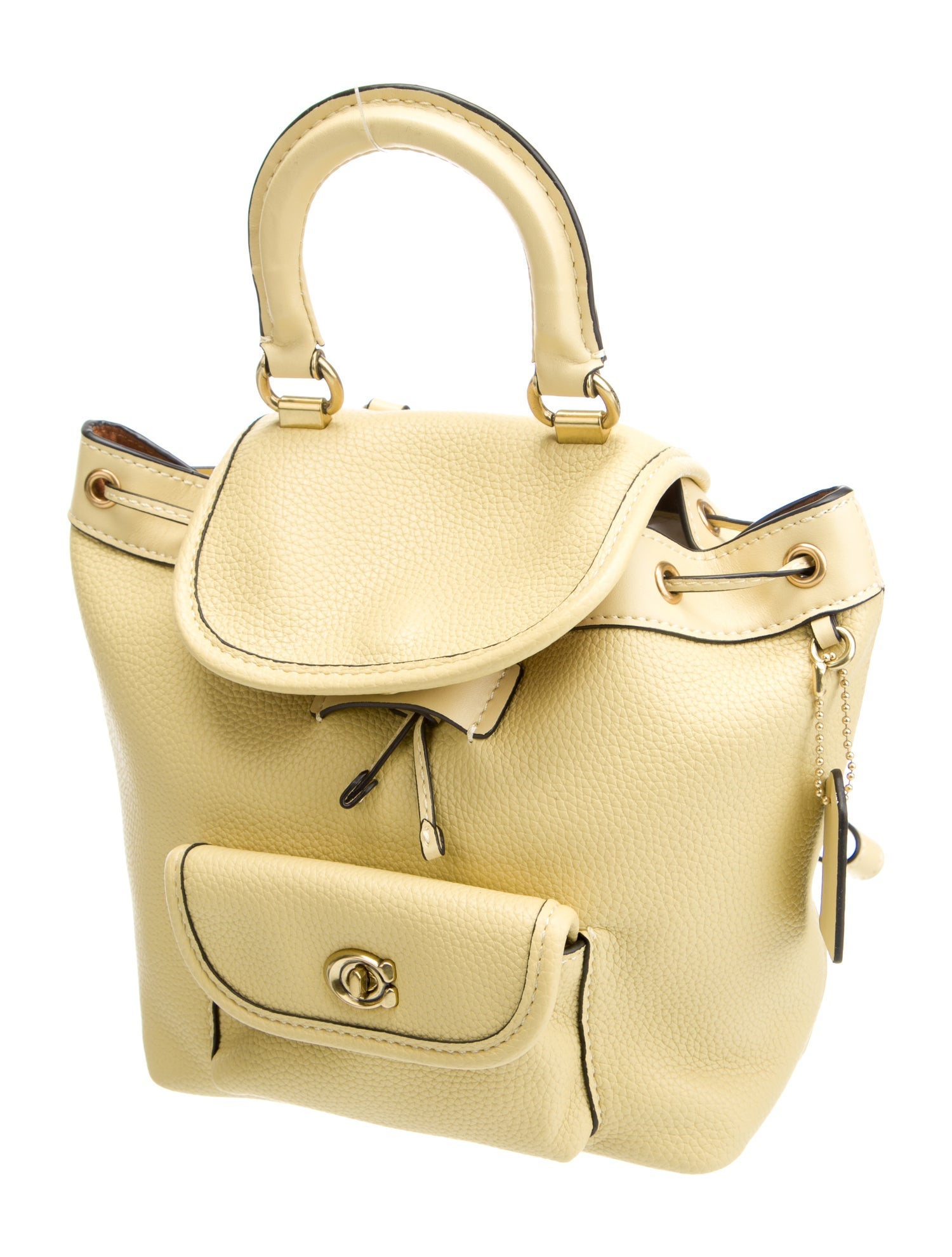 Coach Leather Top Handle Bag