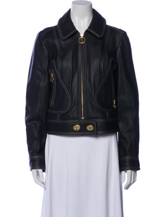 Coach Leather Biker Jacket