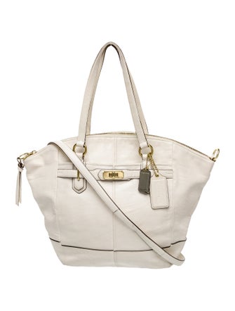 Coach Leather Top Handle Bag