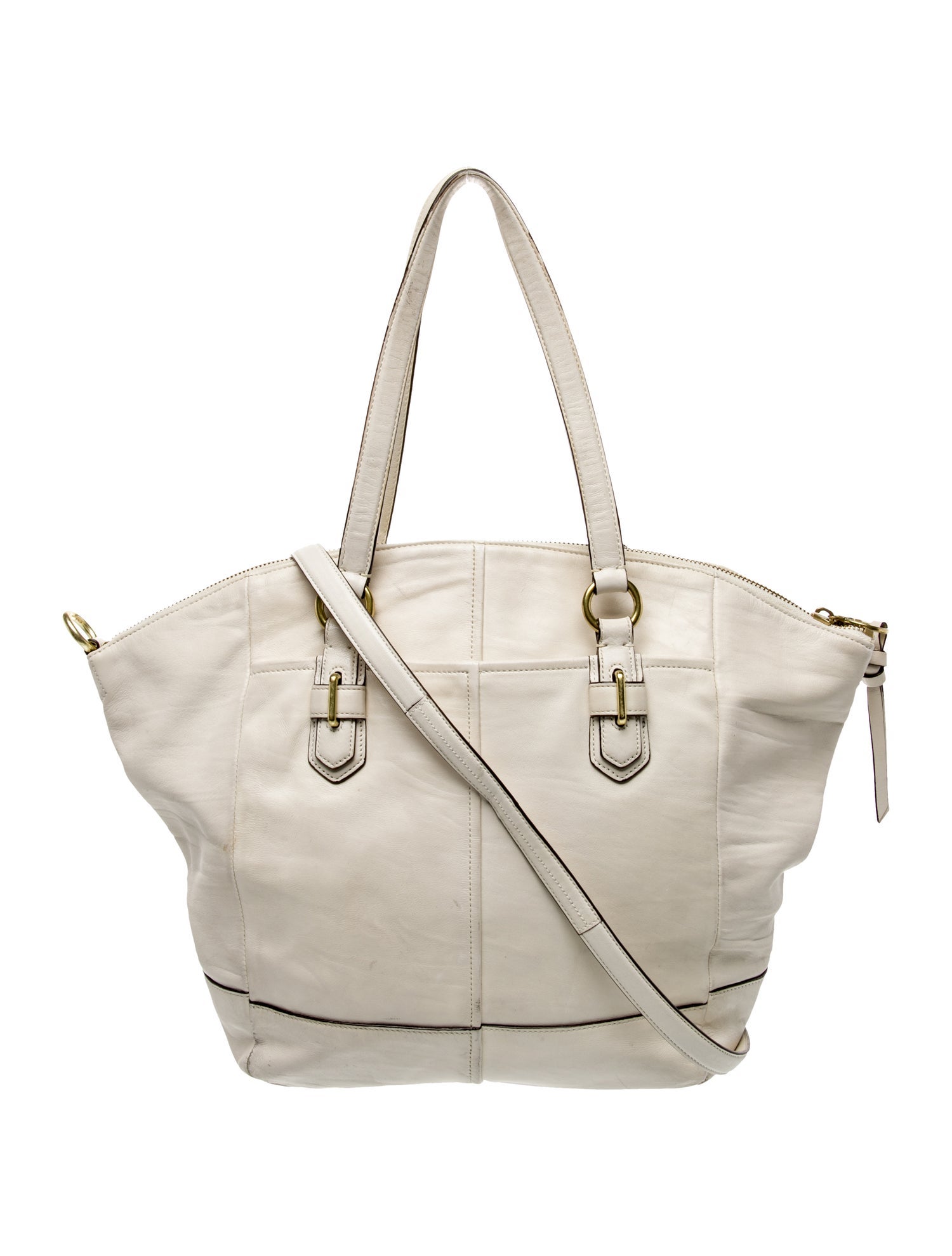 Coach Leather Top Handle Bag