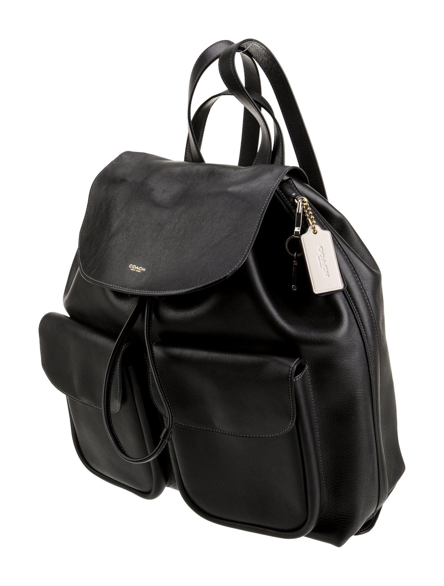 Coach Leather Backpack