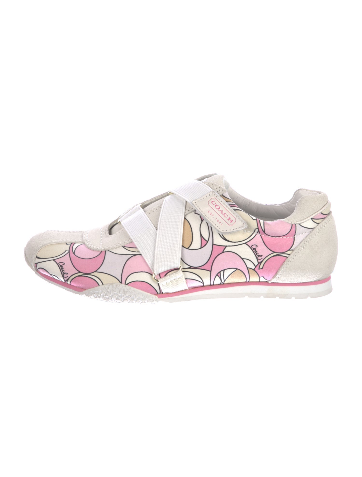 Coach Canvas Printed Sneakers