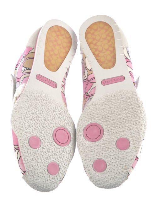 Coach Canvas Printed Sneakers