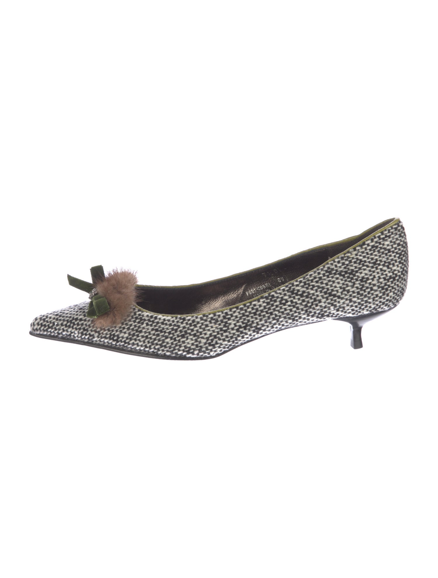 Coach Tweed Tweed Pattern Pumps
