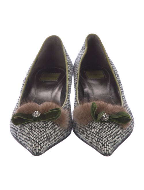 Coach Tweed Tweed Pattern Pumps