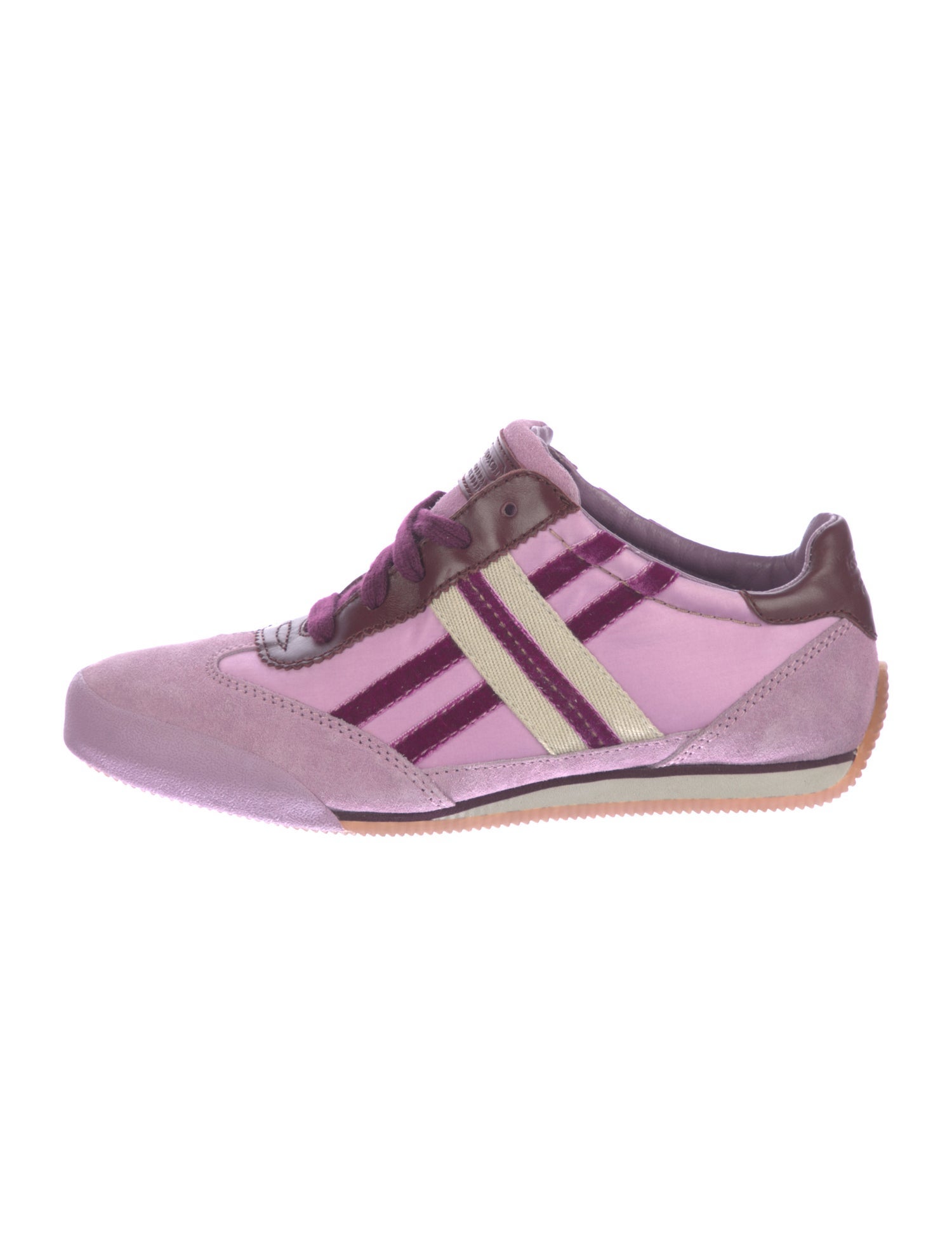 Coach Suede Striped Sneakers