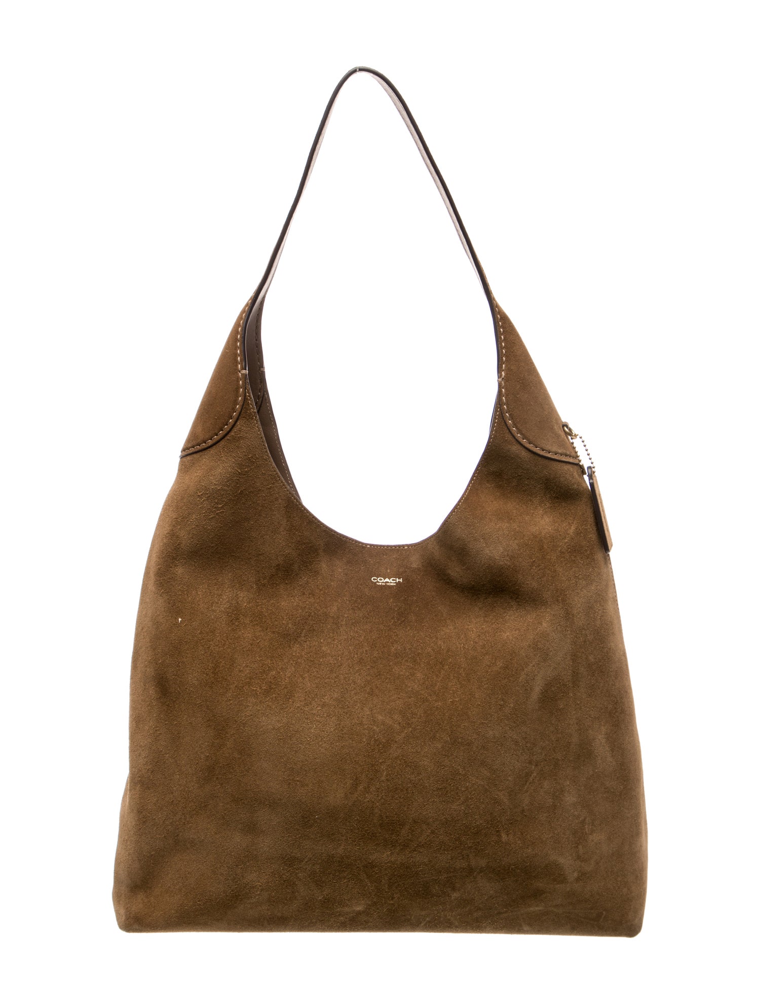 Coach Suede Brooklyn shoulder bag 28