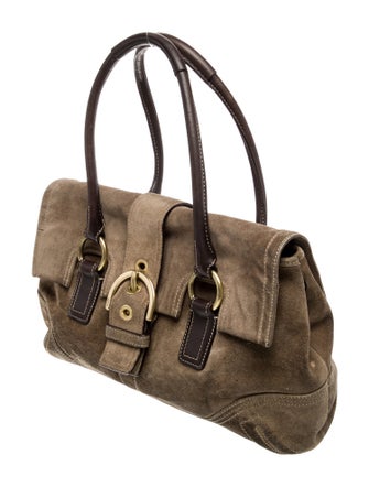 Coach Suede Shoulder Bag