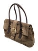 Coach Suede Shoulder Bag