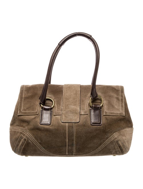 Coach Suede Shoulder Bag