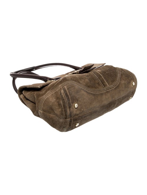 Coach Suede Shoulder Bag