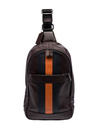 Coach Leather Backpack